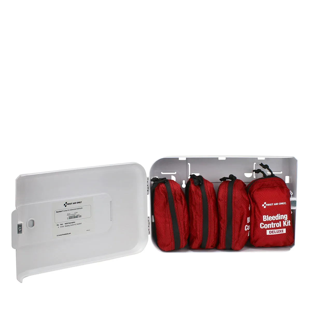 First Aid Only SmartCompliance Complete blødningskontrollskap 4-pk