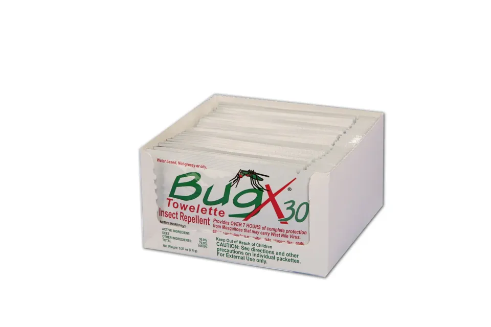 First Aid Only BugX30 insektmiddel servietter 25-pk 30% DEET