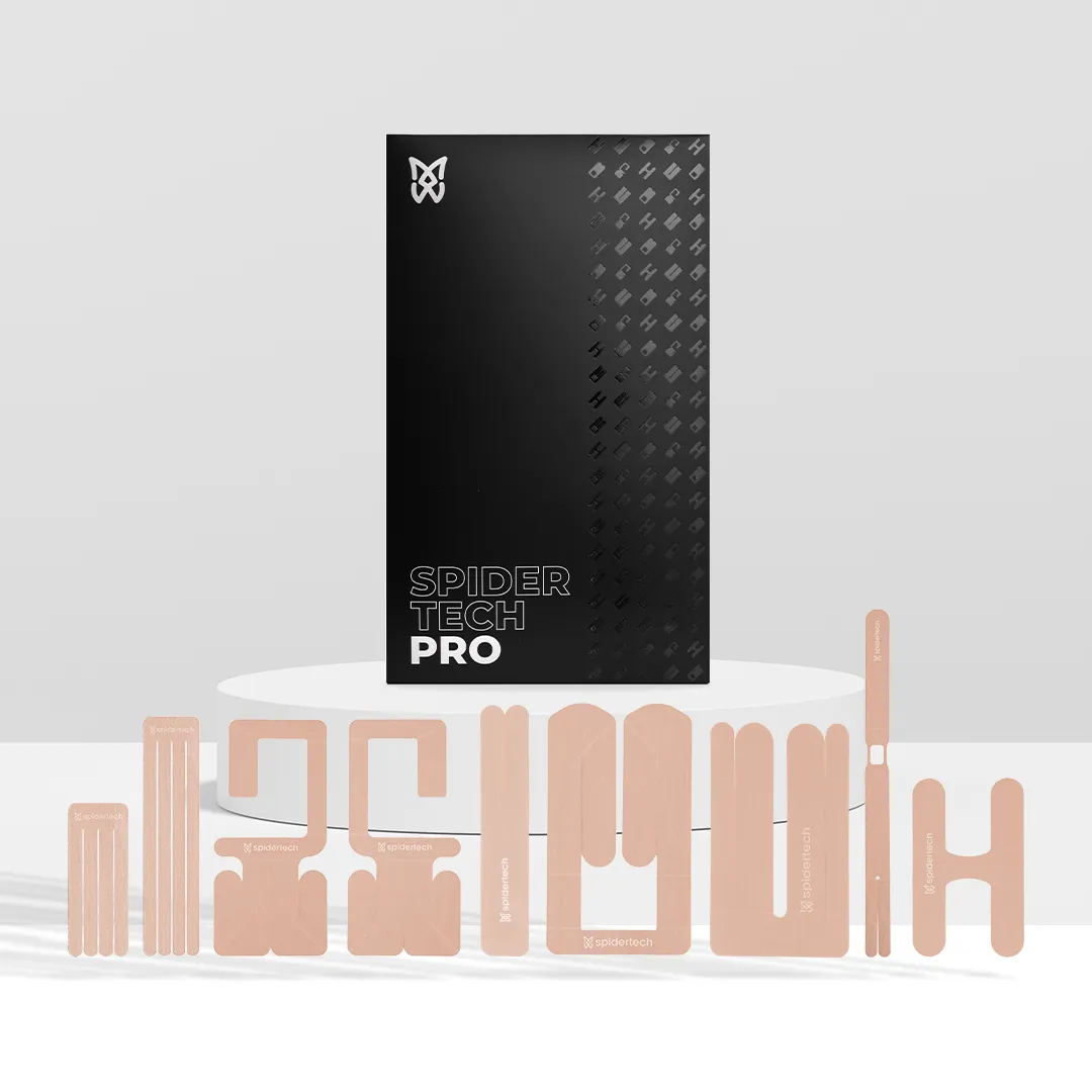 SpiderTech Starter Stack kinesiologitape bundle svart