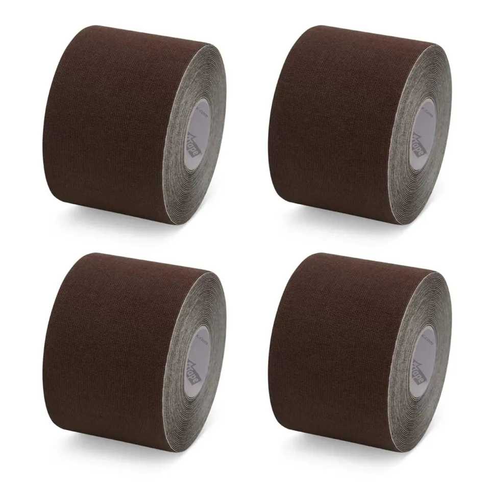 K-Tape My Skin Very Dark Brown kinesiologitape 4 x 5 m hudfarget