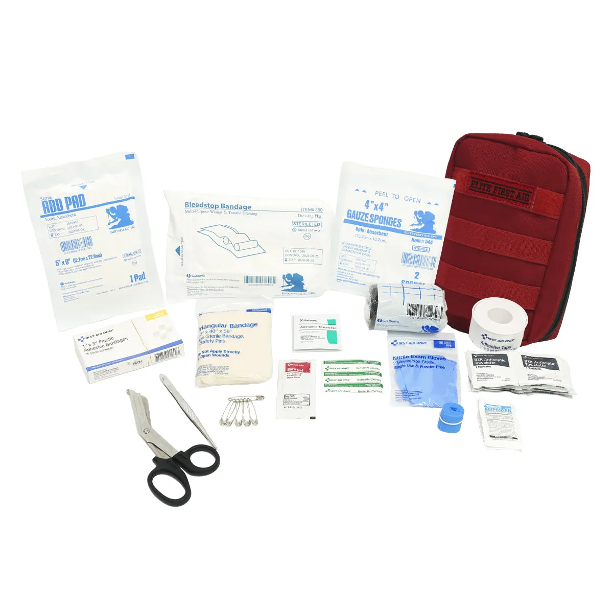 First Aid Only Tactical IFAK førstehjelpssett rød
