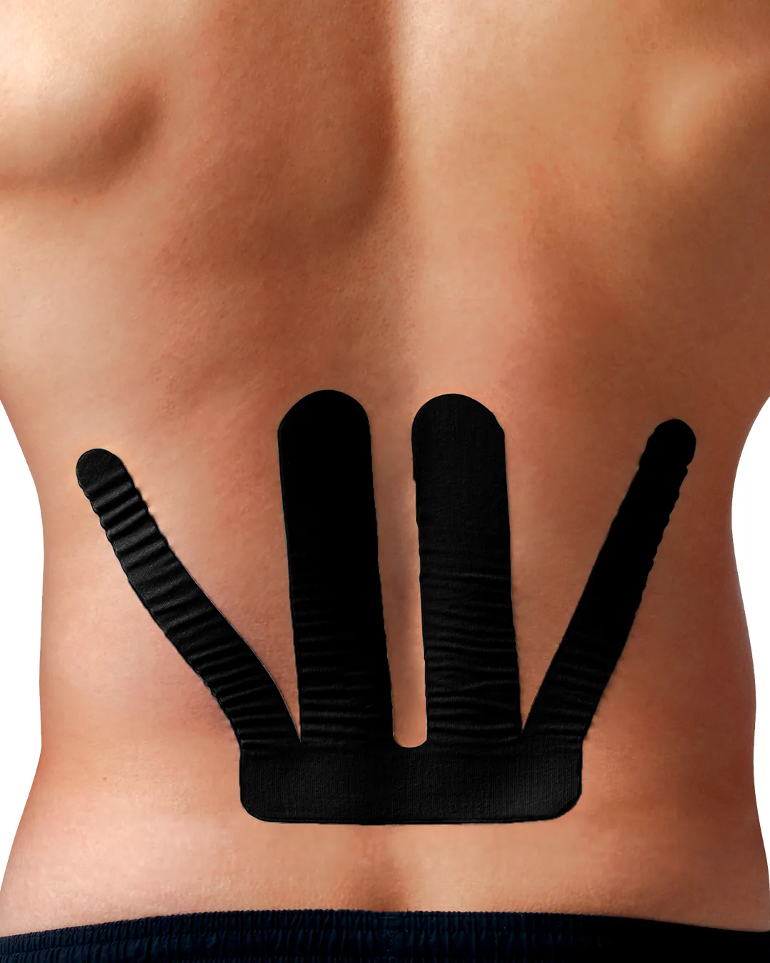SpiderTech Pro Lower Back ryggtape blå 2 stk korsrygg