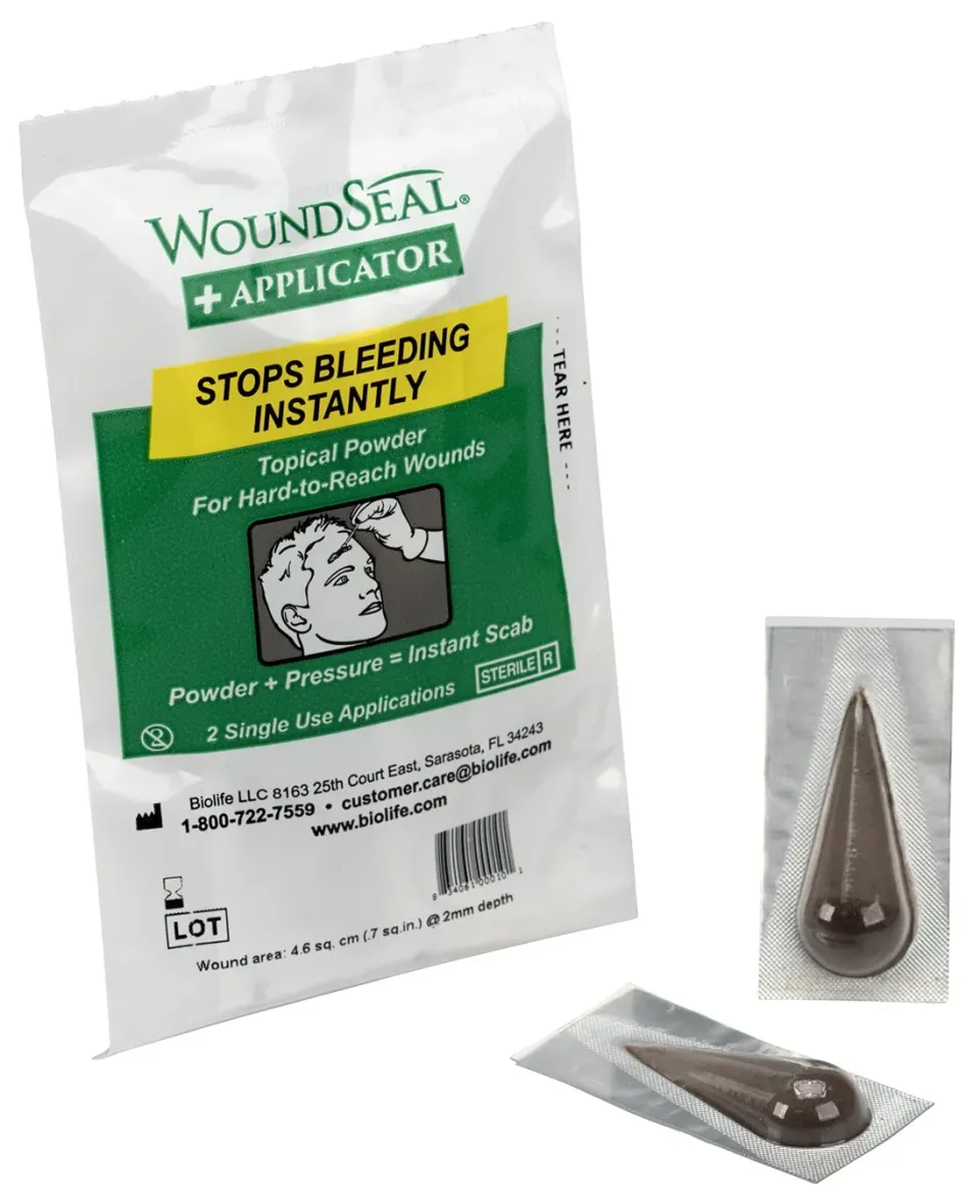 First Aid Only Wound Seal blodstopperpulver 2-pakn sårforsegling