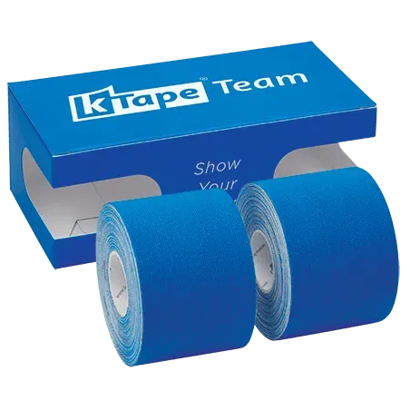 K-tape Team kinesiologitape sport blå 2x5 m lateksfri