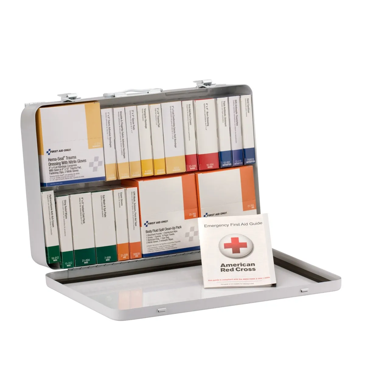 First Aid Only 75 Person førstehjelpsskrin stål 146 deler