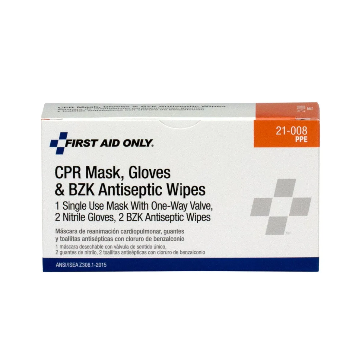 First Aid Only CPR førstehjelpssett med maske hansker