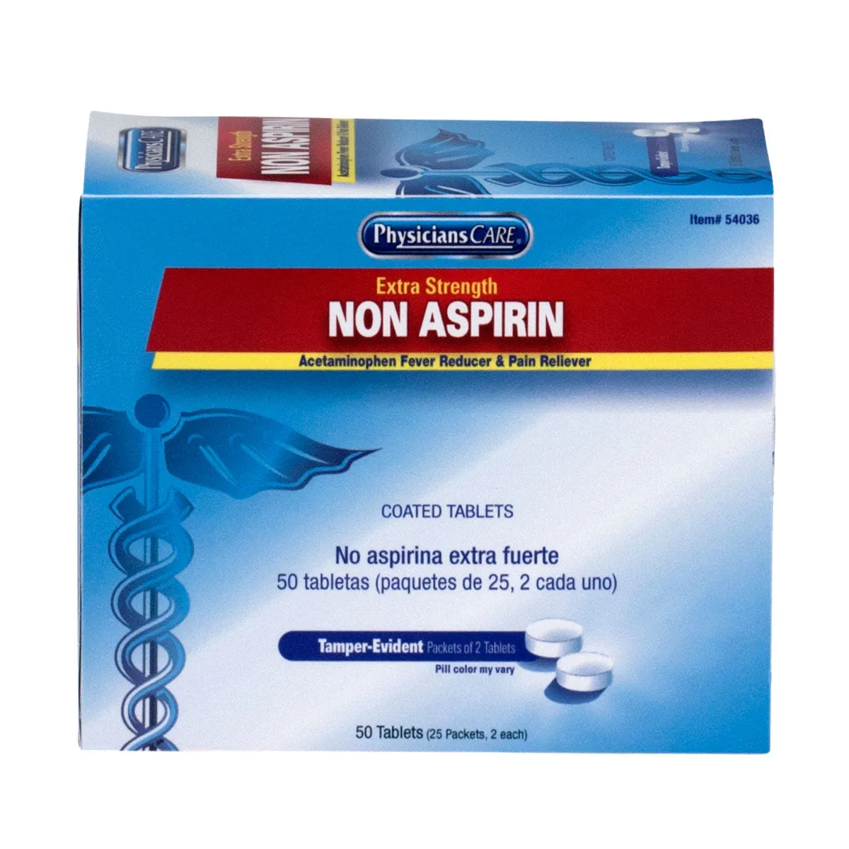 First Aid Only PhysiciansCare Non-Aspirin tabletter 25x2 stk
