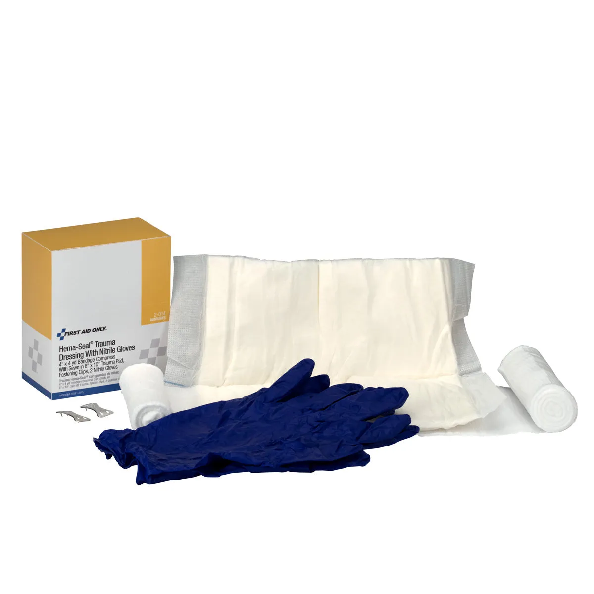 Hema-Seal traumabasje gasbind 10x366 cm med hansker