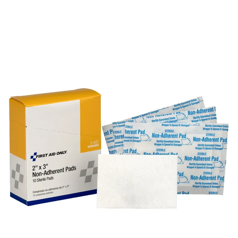 First Aid Only 2x3 sårkompress non-stick 10-pk steril