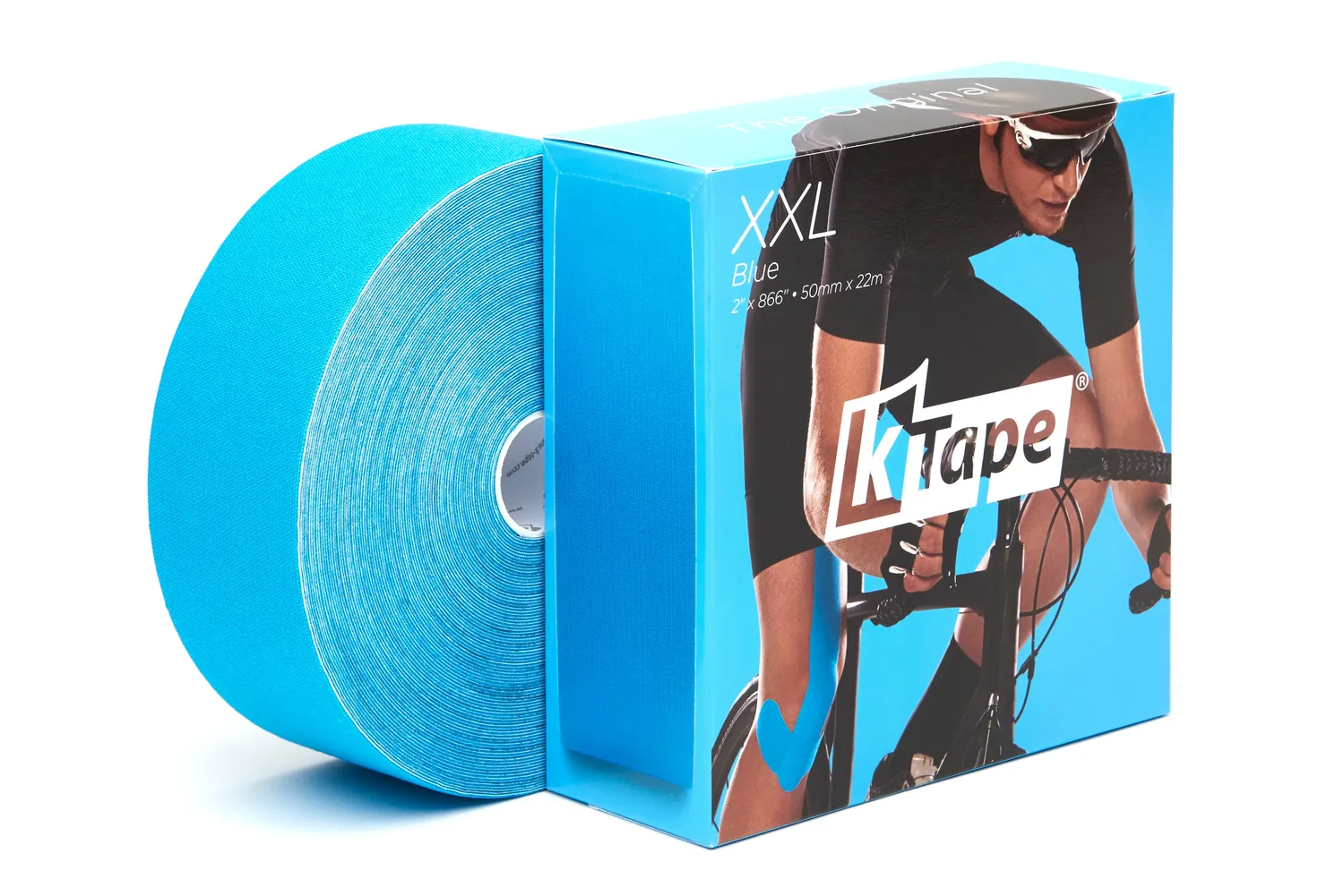 K-tape XXL kinesiologitape blå 5 cm x 22 m