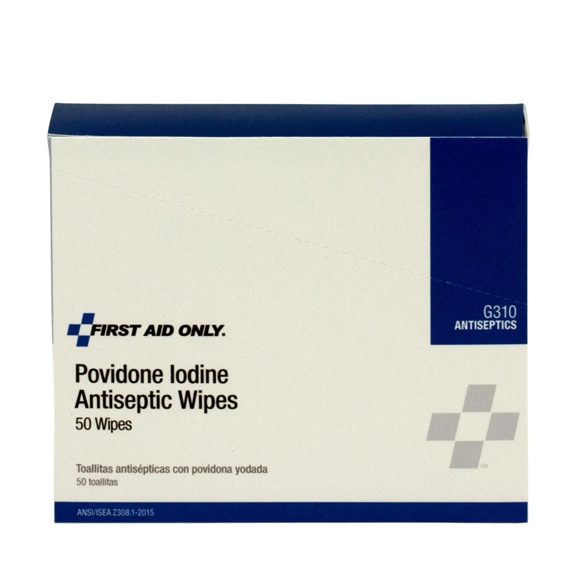 First Aid Only Povidone Iodine antiseptservietter 50-pk 10%
