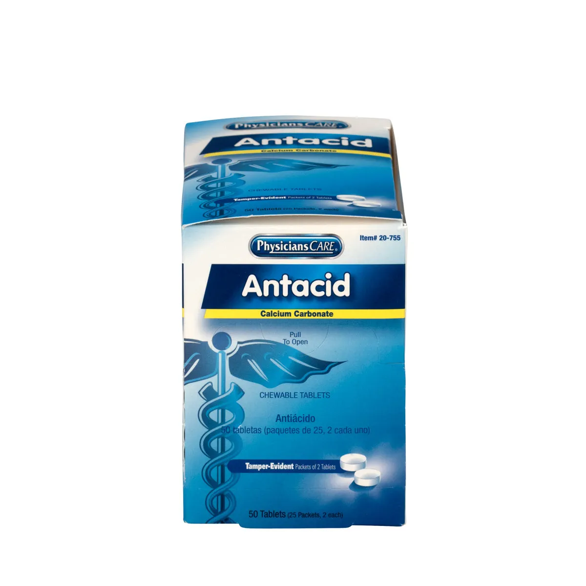 First Aid Only PhysiciansCare antacid tabletter 50 stk kalsium