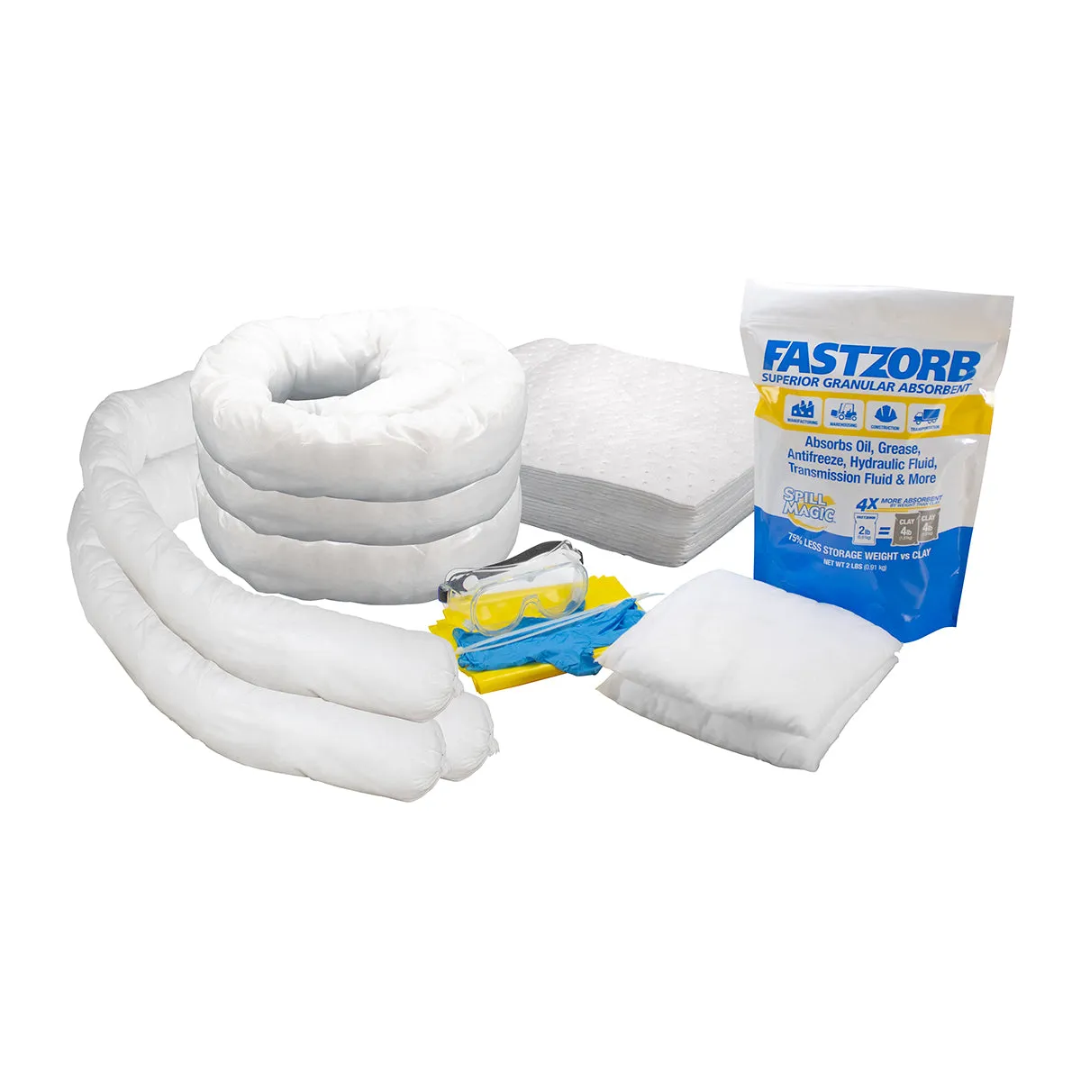 First Aid Only FASTZORB 20 Gallon oljesølsett olje