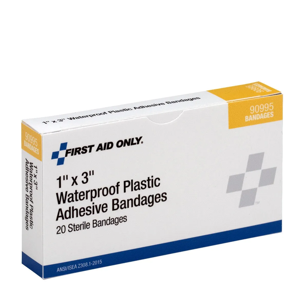 First Aid Only vanntett plaster 2,5x7,6 cm 20-pk plast