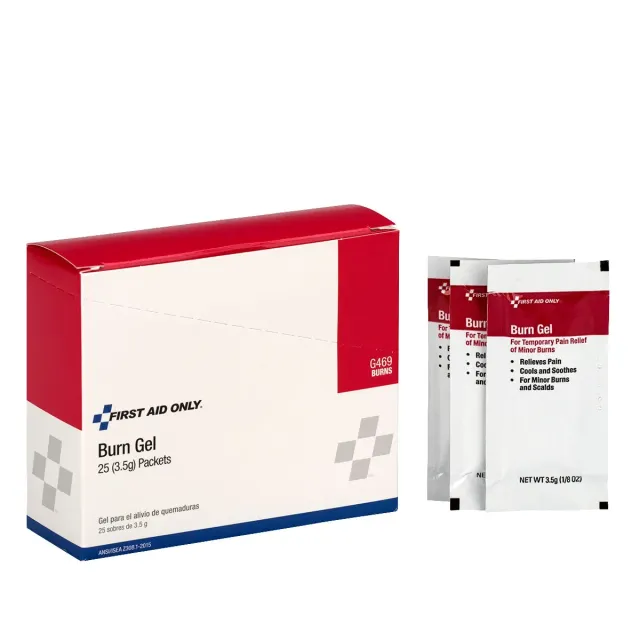 First Aid Only Burn Gel brannskadegel 25 stk kjølende