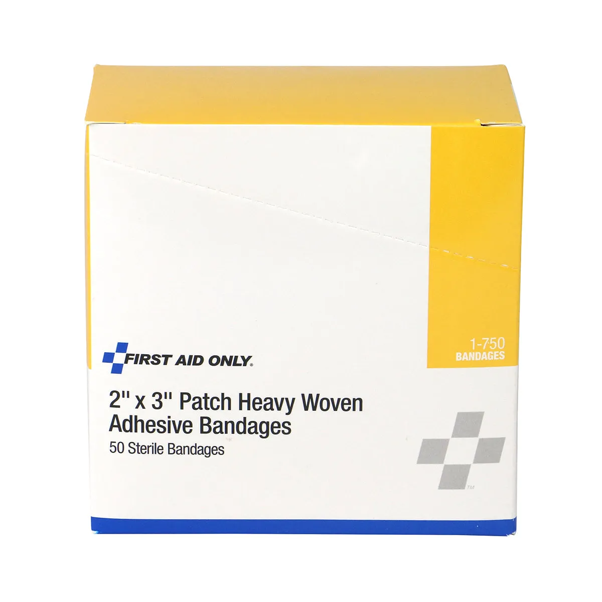 First Aid Only Heavy Woven plaster 5x7,6 cm 50-pakn stoff