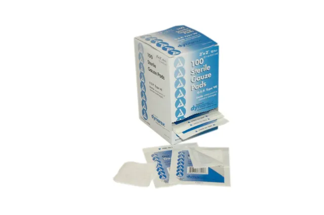 First Aid Only 2x2 steril kompress 100 stk 5x5 cm