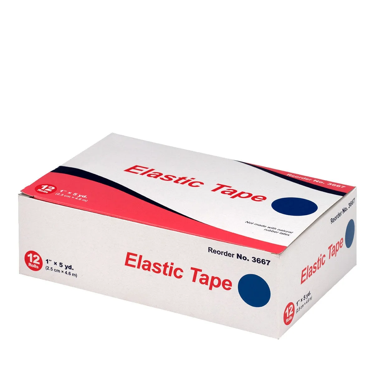 First Aid Only Elastic Tape elastisk tape 2,5cm 12-pk lateksfri