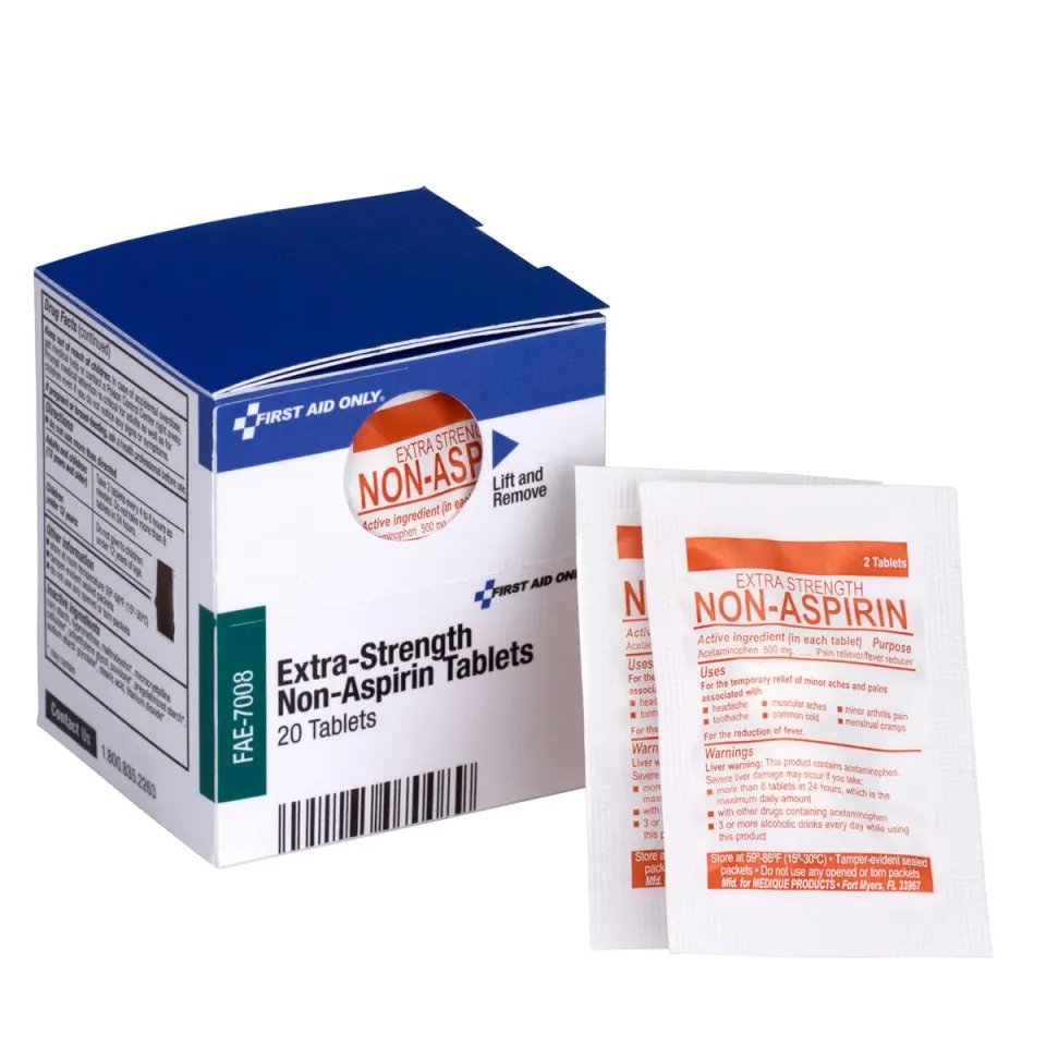 First Aid Only SmartCompliance refill tabletter 10-pk paracetamol