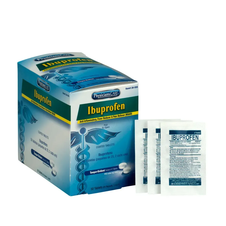 First Aid Only PhysiciansCare ibuprofen tabletter 50 stk feber