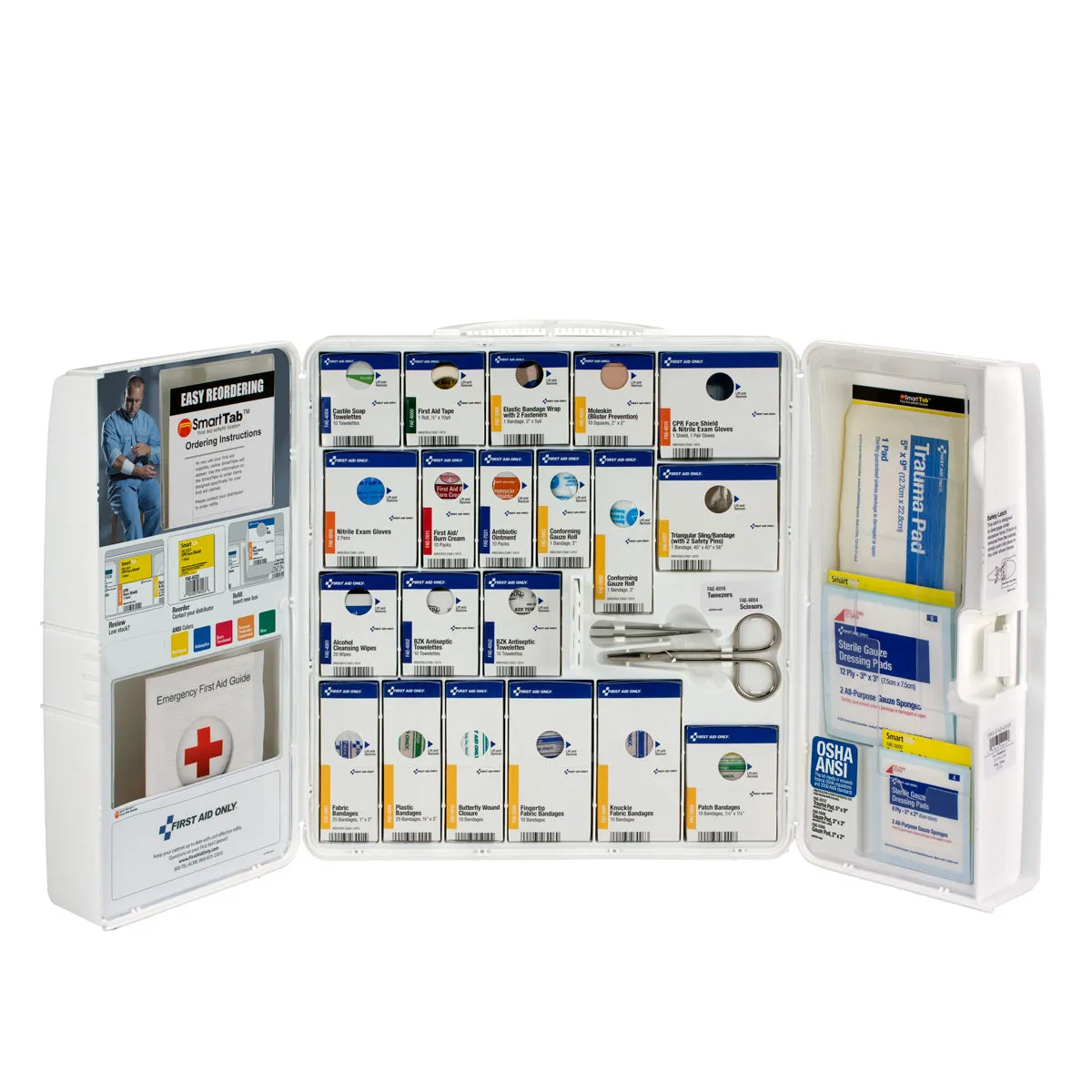 First Aid Only SmartCompliance 50 pers førstehjelpsskap plast uten medisiner