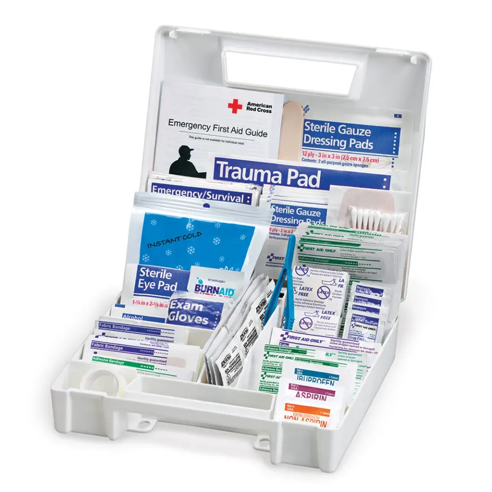 First Aid Only 199-deler førstehjelpssett plastkoffert kontor