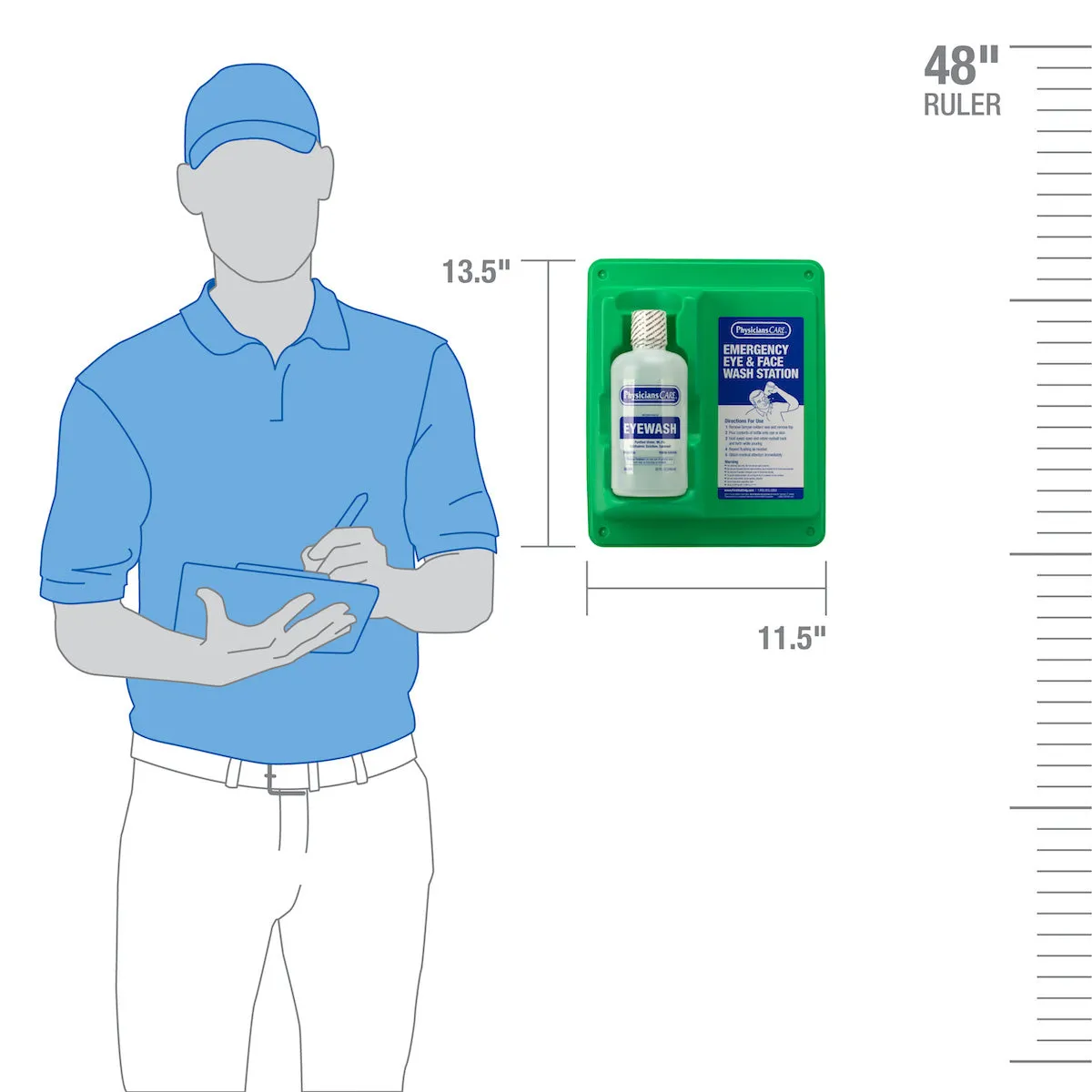 First Aid Only PhysiciansCare øyeskyllstasjon 946 ml
