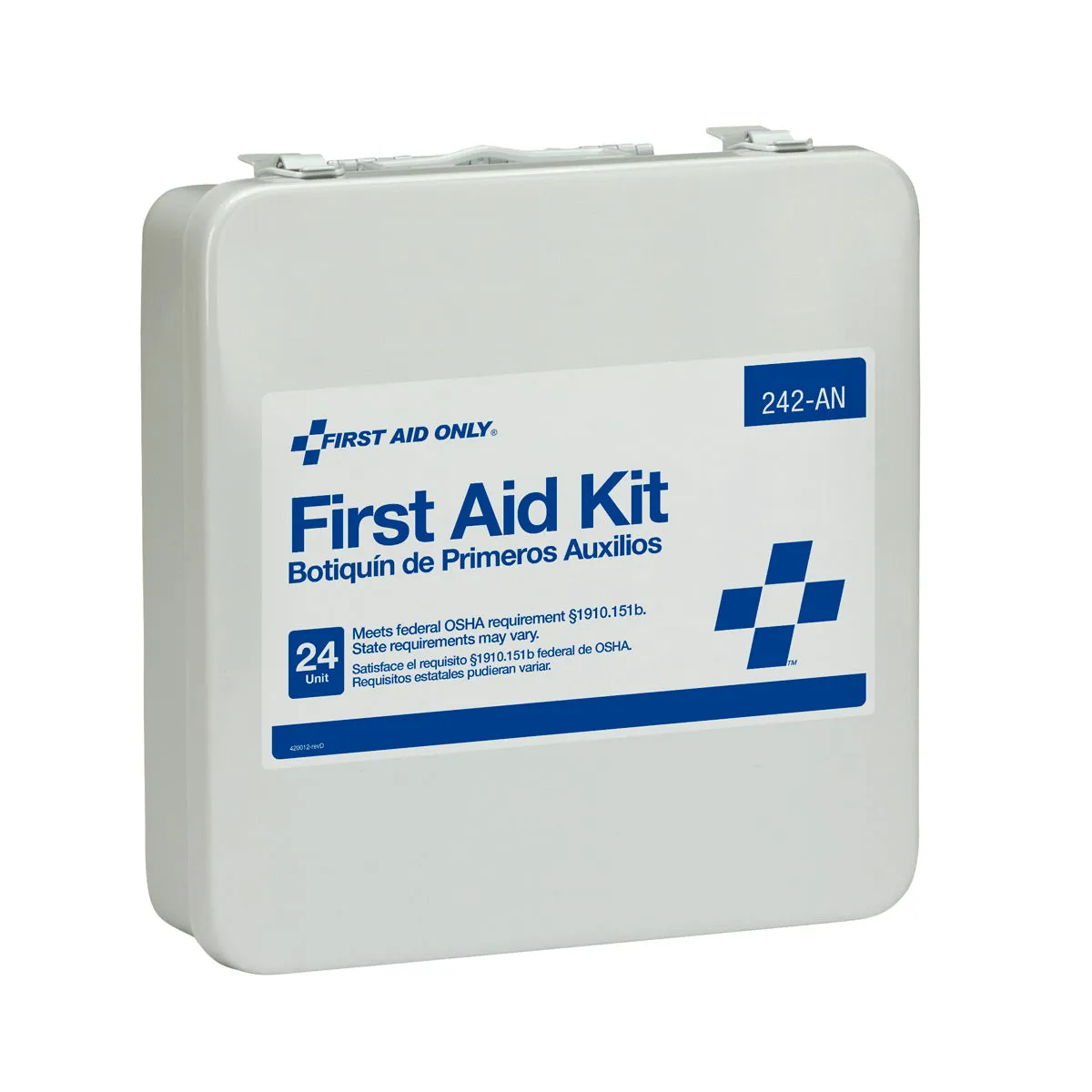 First Aid Only 24 Unit førstehjelpsskrin 165 deler metall
