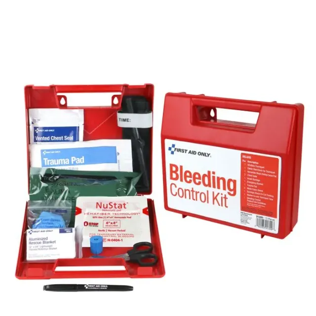 First Aid Only Bleeding Control veggstasjon blødningsstopp deluxe