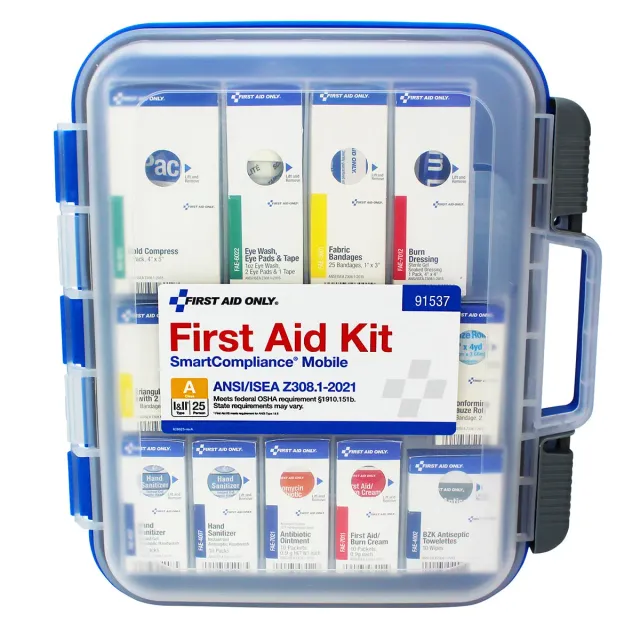 First Aid Only SmartCompliance Mobile 25 førstehjelpsskrin bil
