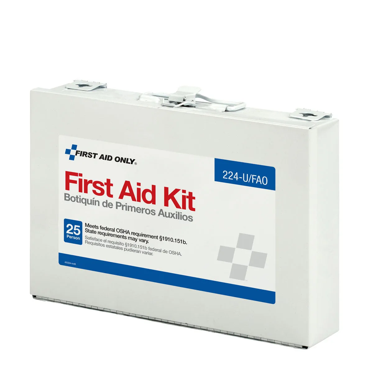 First Aid Only 25 Person First Aid Kit førstehjelpsskrin metall