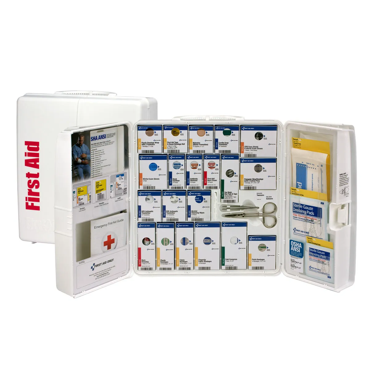 First Aid Only SmartCompliance førstehjelpsskap 50 personer plast