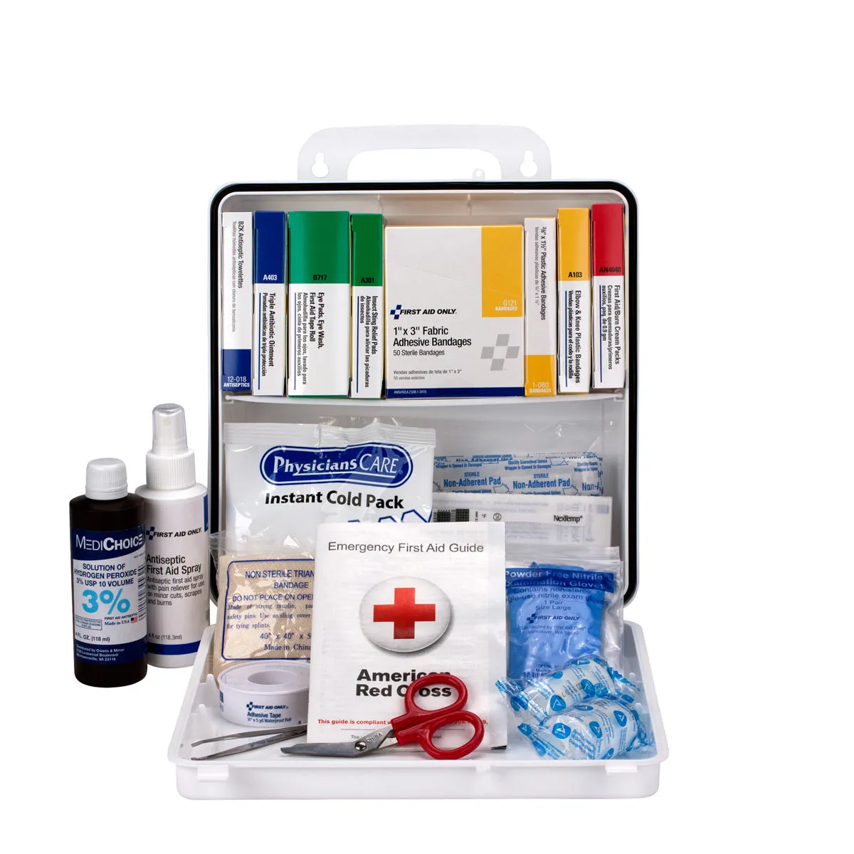 First Aid Only Pediatric førstehjelpsskrin 25 personer bærbart