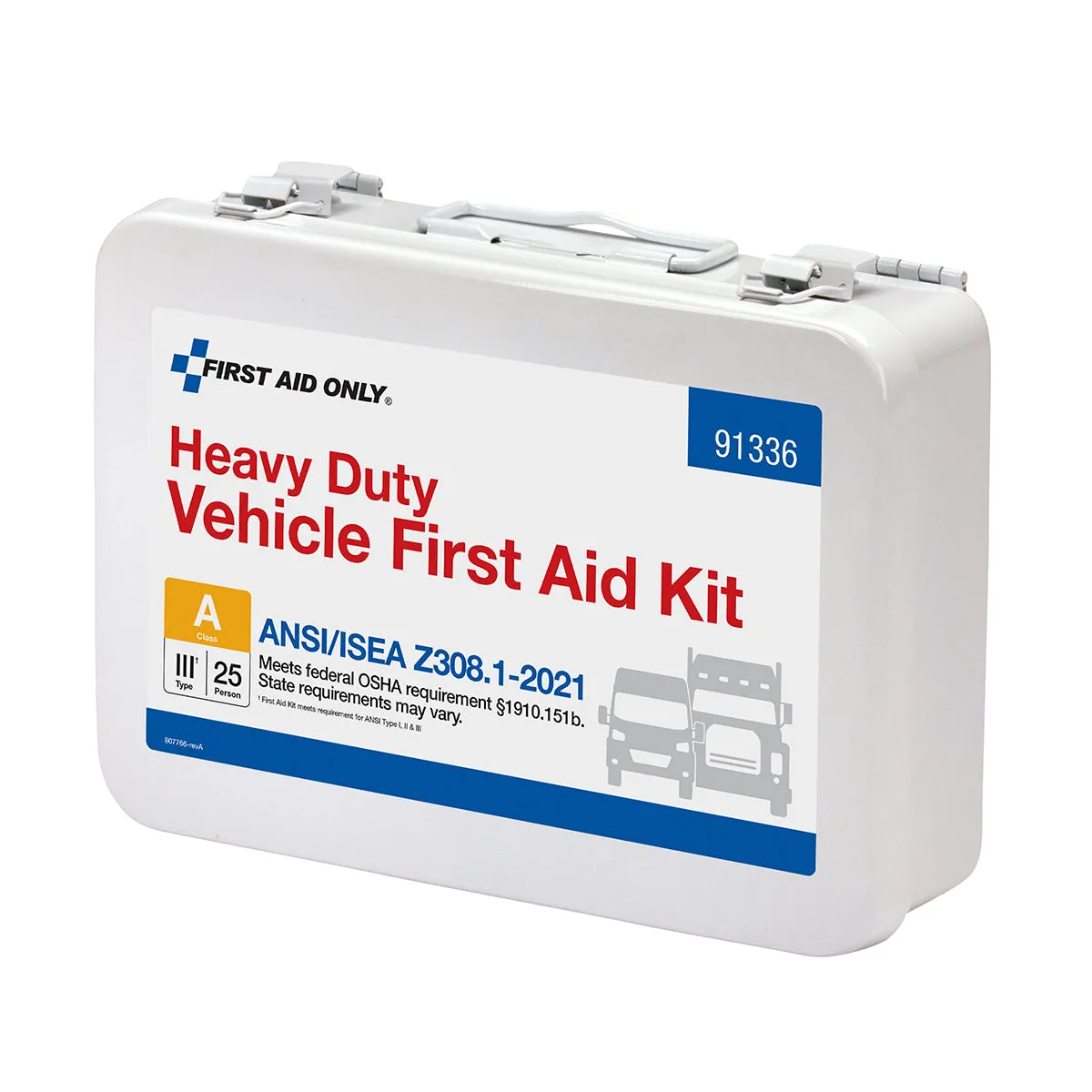 First Aid Only 25 Person ANSI A førstehjelpsskrin 115 stk metall