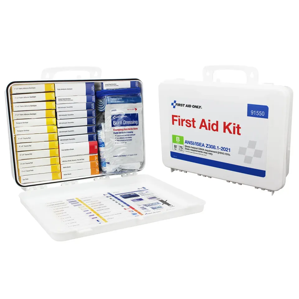 First Aid Only 50 personer førstehjelpsskrin ANSI B plast
