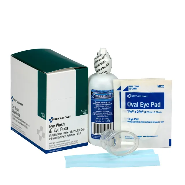 First Aid Only Eye Wash øyeskyllesett 4 deler 118 ml