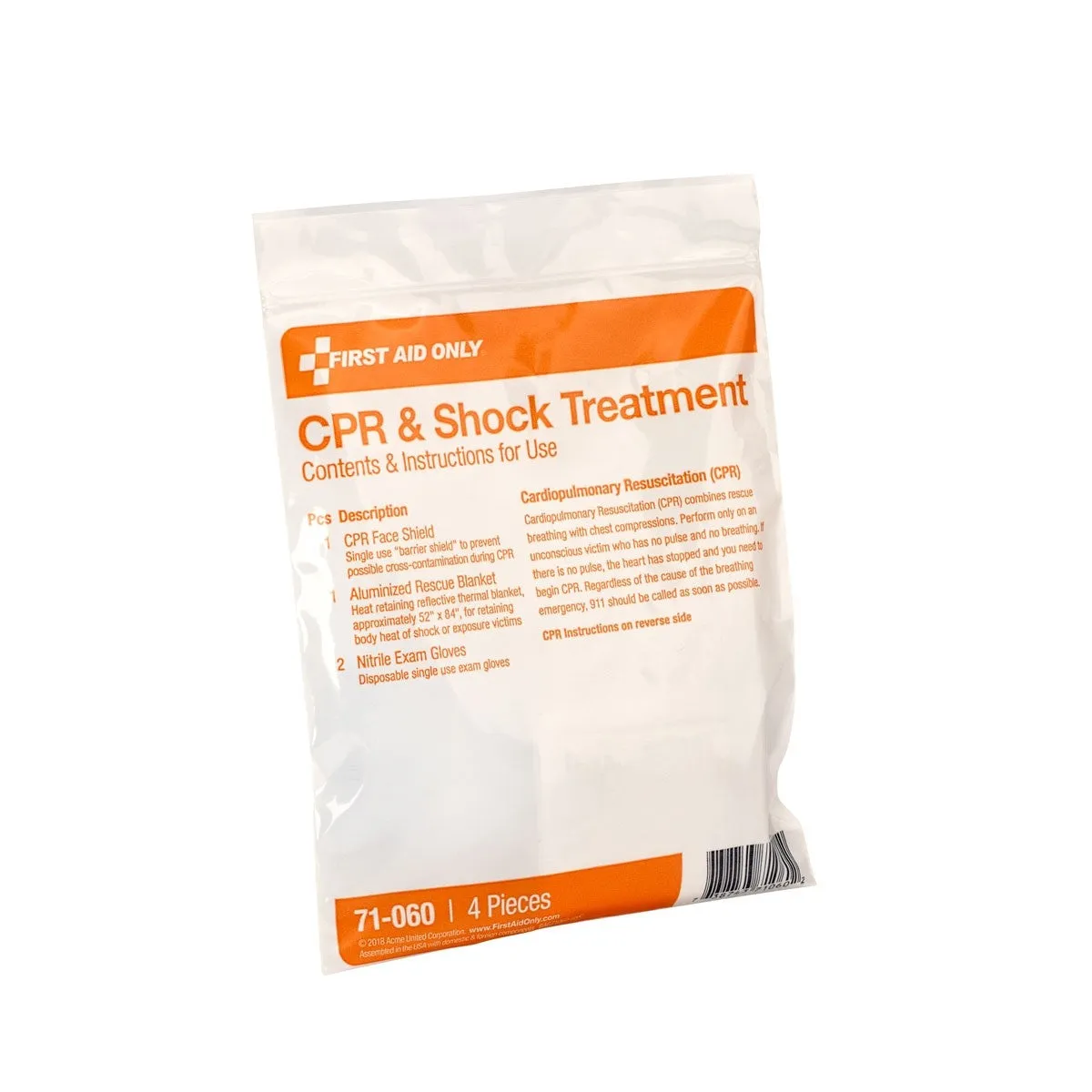 First Aid Only Triage Pack førstehjelpssett 4 deler CPR
