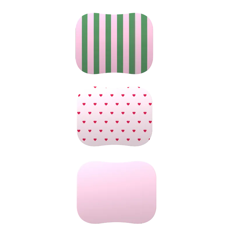 Wild Stripes Rosy Stripes hælplaster 6 stk vanntett