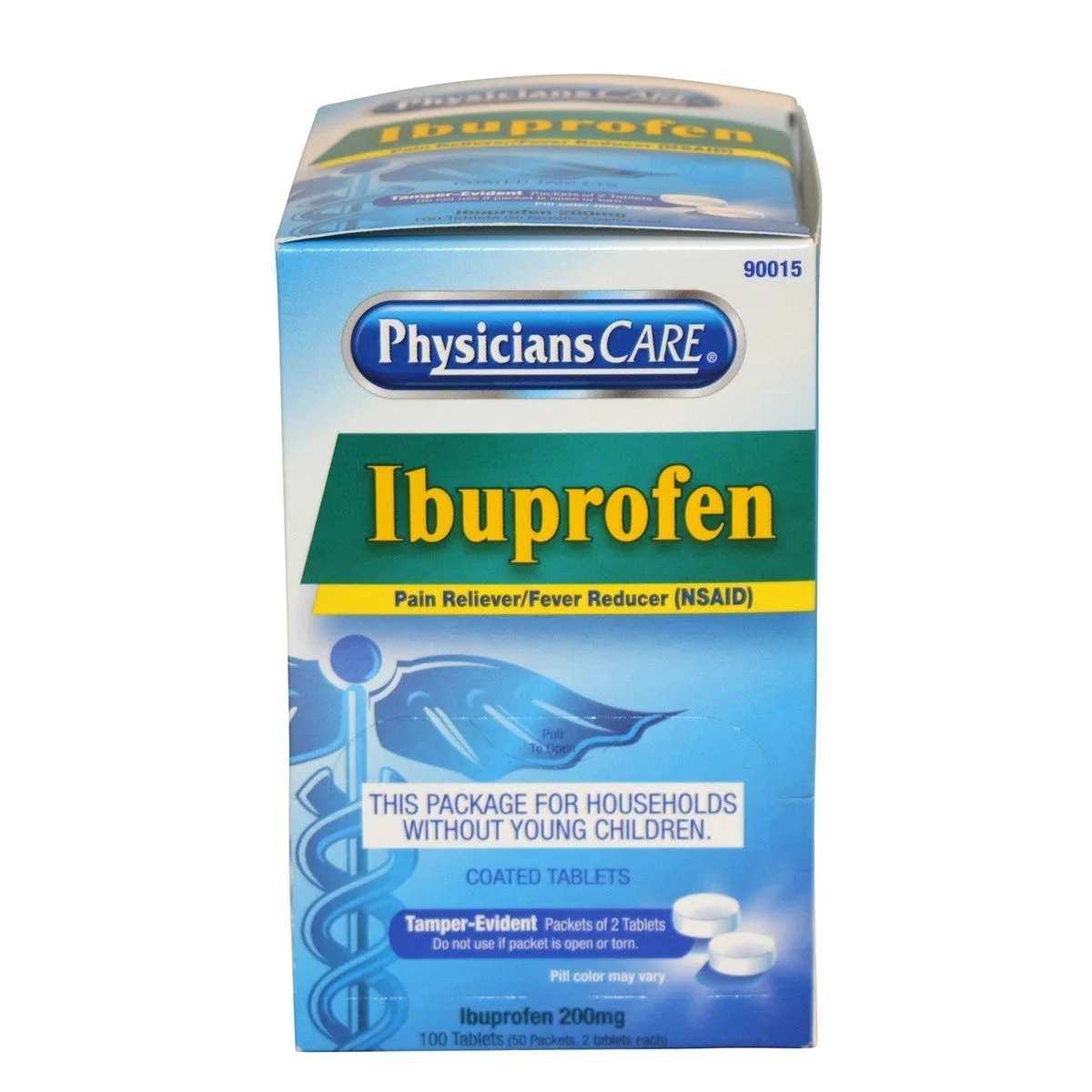 First Aid Only PhysiciansCare Ibuprofen 200mg tabletter 50x2 stk