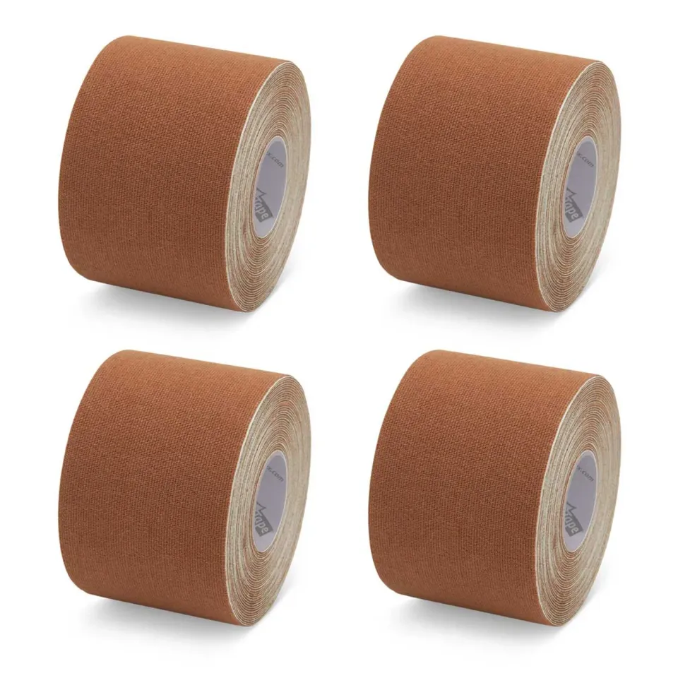 K-tape My Skin Medium Brown kinesiologitape 5cm x 5m 4-pk