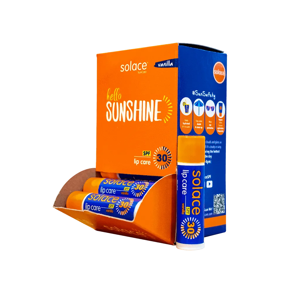Burnshield Solace Lip Care SPF30 leppepomade 18 stk