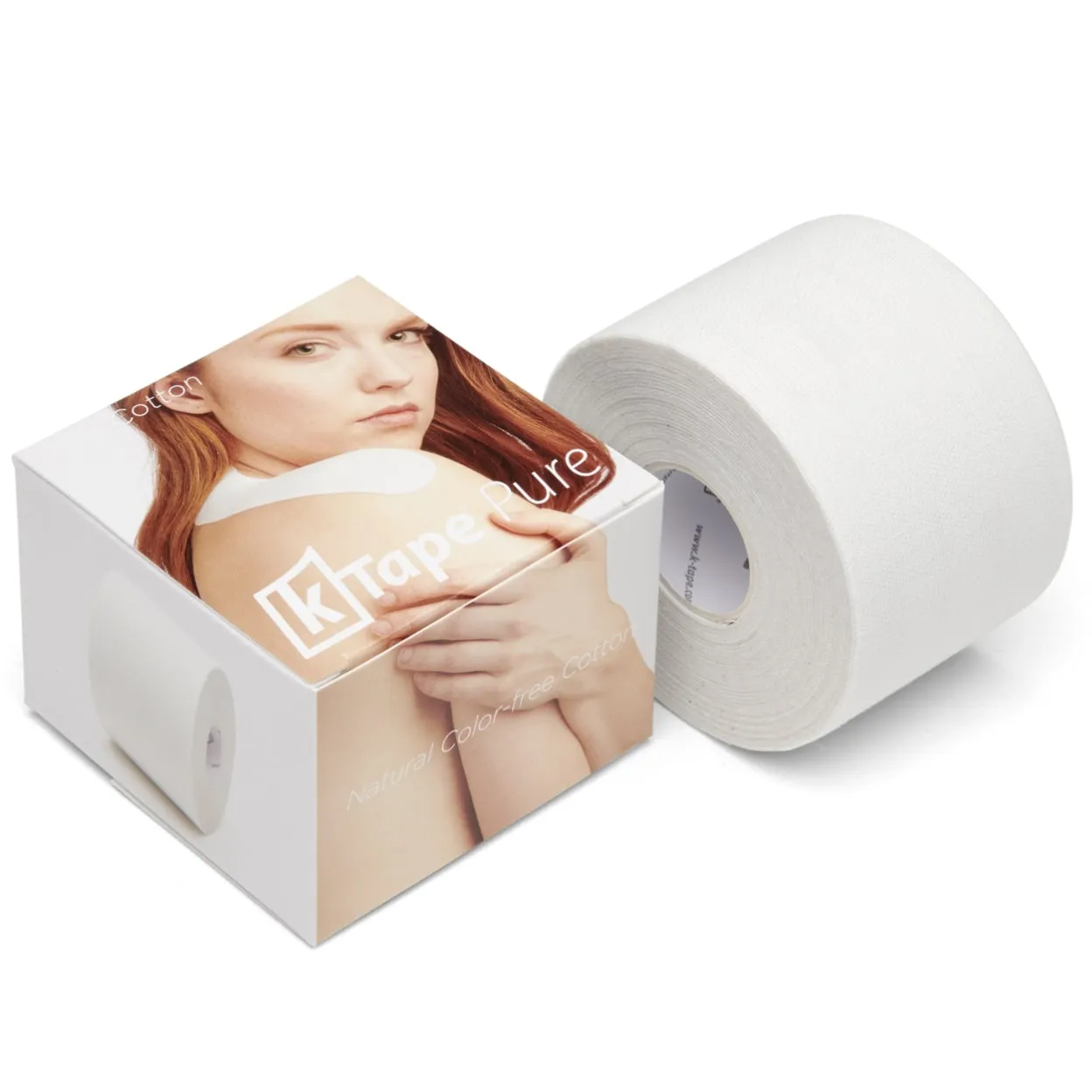 K-tape Pure kinesiologitape hvit 5 m ufarget
