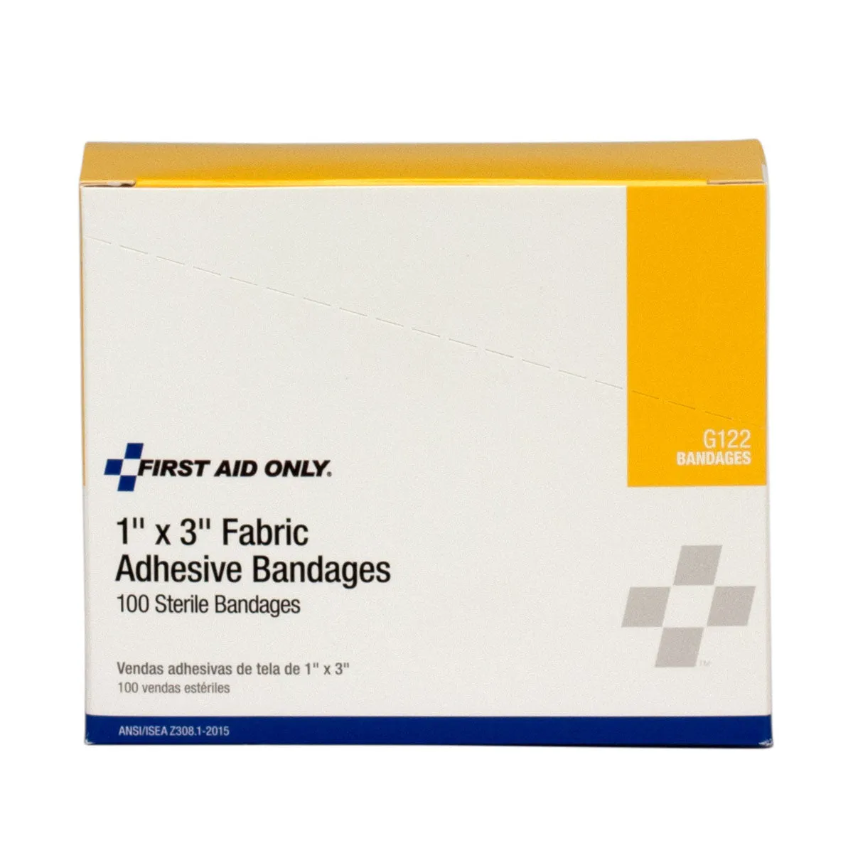 First Aid Only 1x3 stoffplaster eske 100 stk elastisk