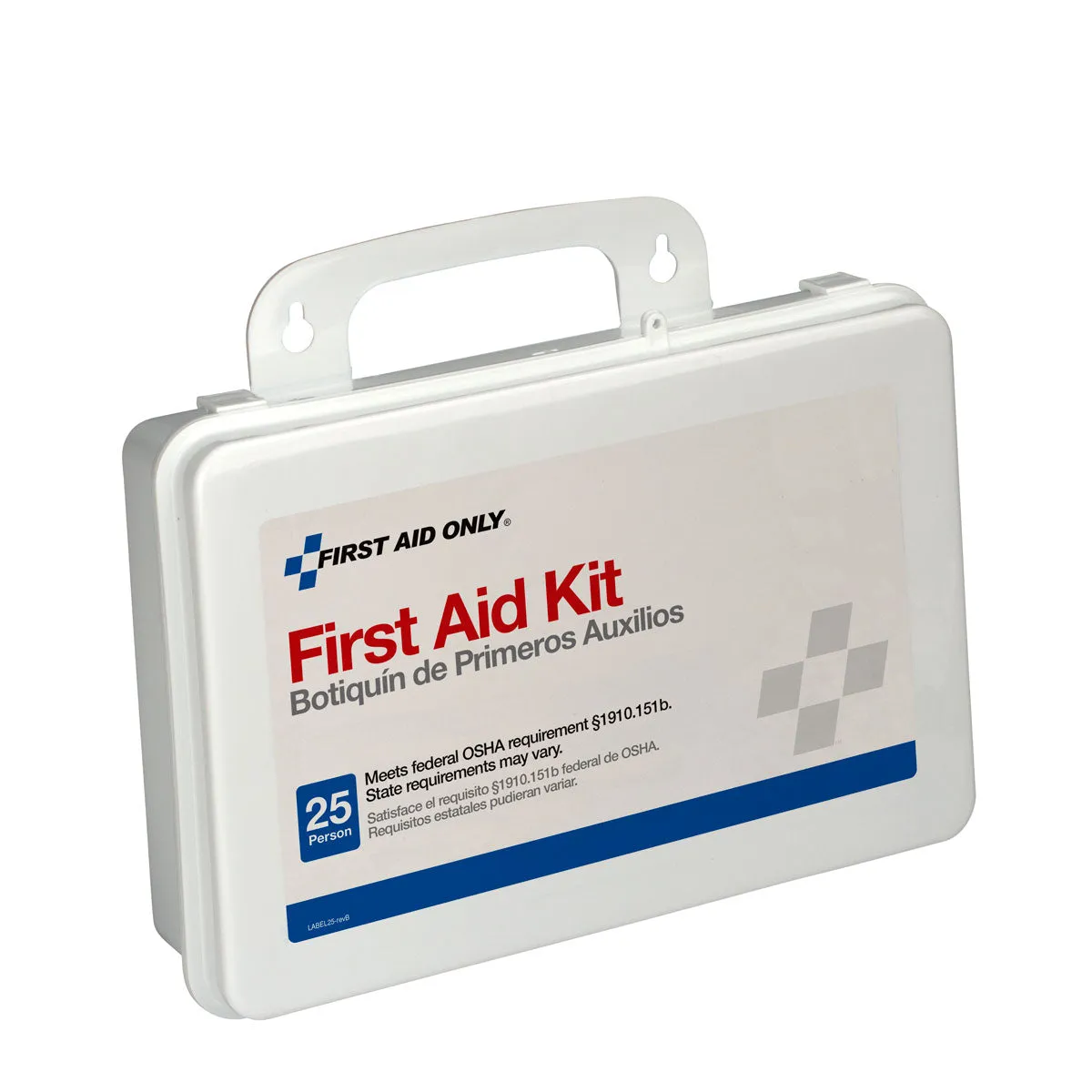 First Aid Only 25 førstehjelpsskrin plast vanntett 95 deler