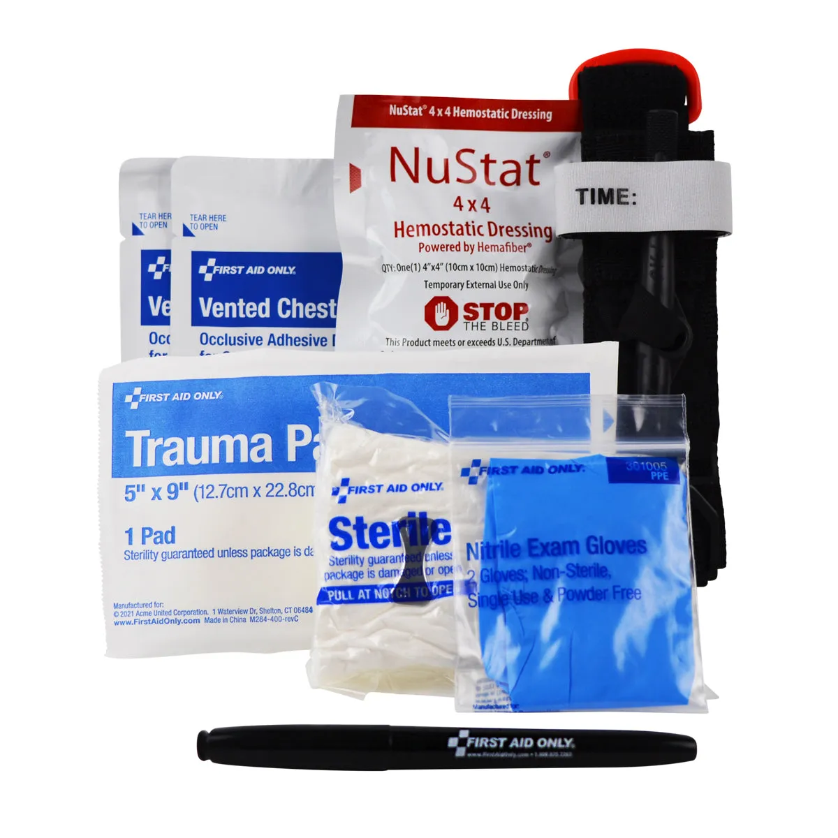 First Aid Only Critical Essentials blødningssett tourniquet