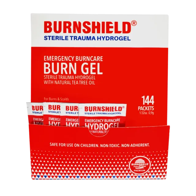 Burnshield Hydrogel Sachet hydrogelposer 0,9 g 144 stk