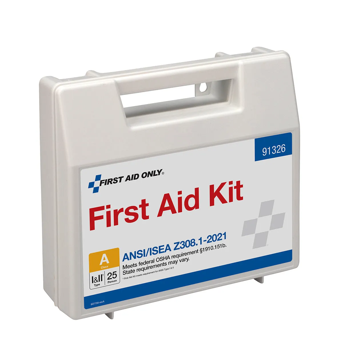 First Aid Only 25 Person førstehjelpskoffert plast 94 deler