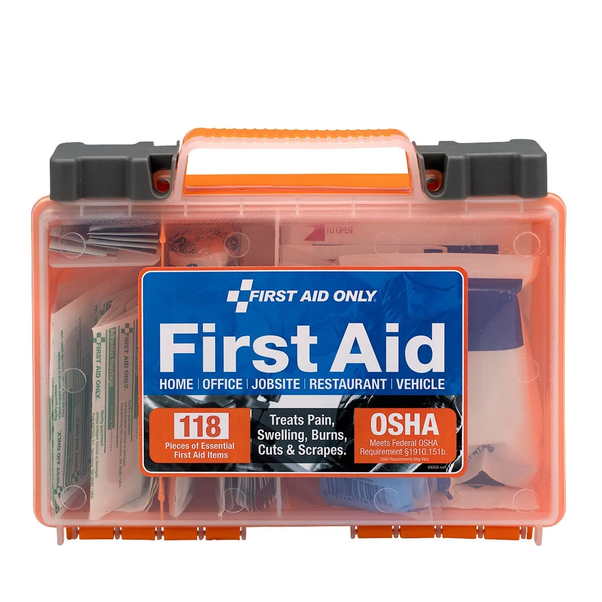 First Aid Only 118-delt førstehjelpsskrin til 25 personer