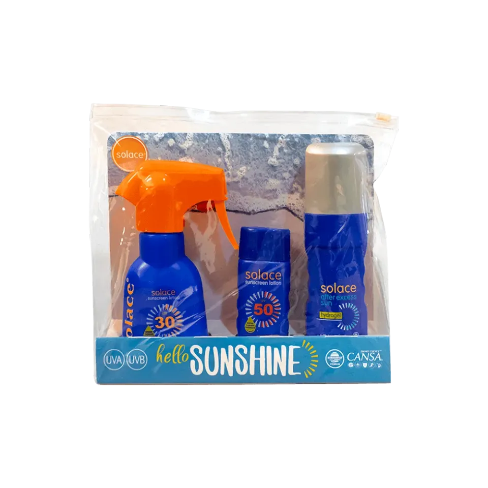 Burnshield Hello Sunshine Travel Pouch reiseveske liten