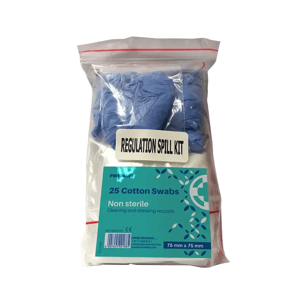 Burnshield Fluid Spill Kit sølsett komplett